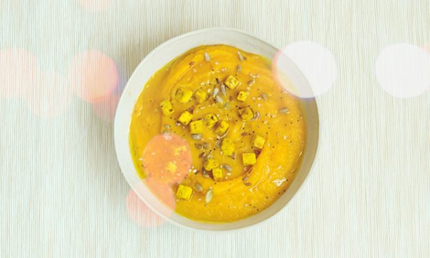 Crema de calabaza con curry
