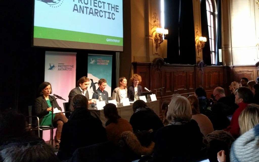 El actor Javier Bardem defiende en Berlín la creación del Santuario Antártico