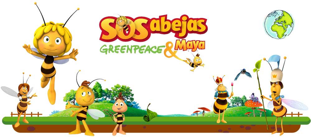 Arranca la campaña SOS abejas Greenpeace & Maya 🐝🌺🌍