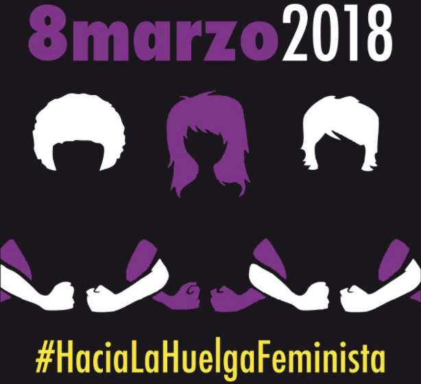 Cartel del 8 de marzo: huelga feminista