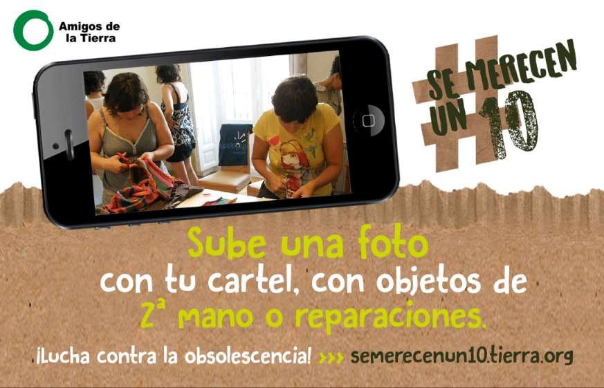 La Asociación Amigos de la Tierra propone un Día del consumidor diferente promoviendo la alargascencia, lo contrario de la obsolescencia