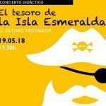 “El tesoro de la isla esmeralda” espectáculo musical para niños el 19 de mayo en Málaga