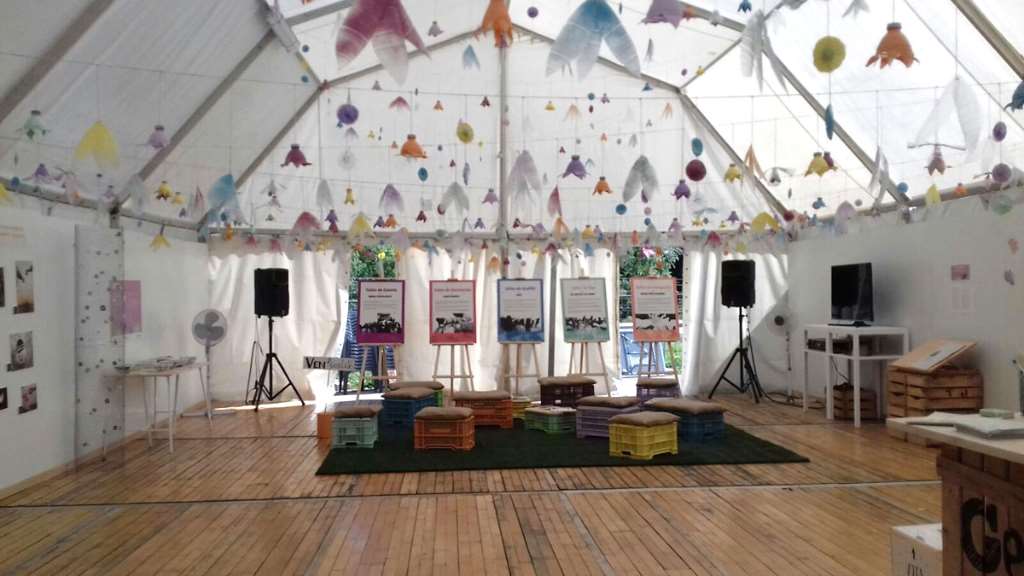 Por cuarto año consecutivo, la carpa de Acción contra el Hambre será un espacio de encuentro y creación para los asistentes al festival