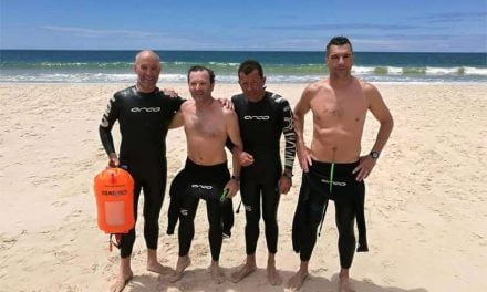 Swimming contra el Cáncer: reto de cuatro nadadores solidarios