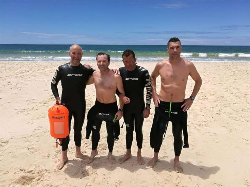 Swimming contra el Cáncer: reto de cuatro nadadores solidarios