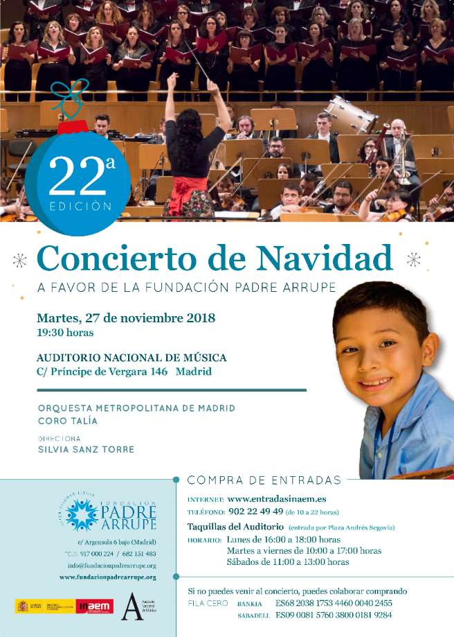 22º Concierto benéfico de Navidad de la Fundación Padre Arrupe