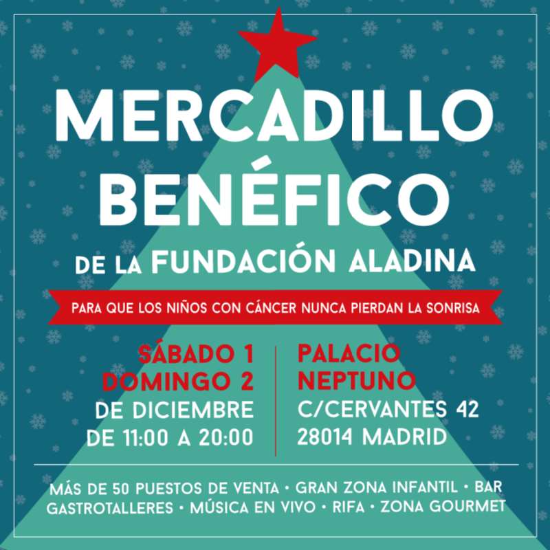 Vuelve el Mercadillo Navideño de Aladina
