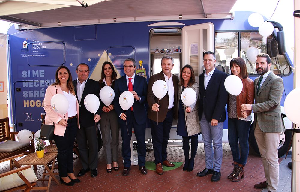 La casa Ronald McDonald recorrerá 30 municipios de Málaga en una autocaravana