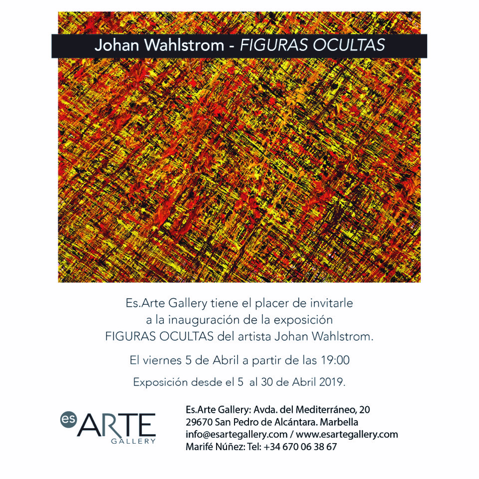 Exposición de Johan Whalstrom en Es.arte gallery, Marbella exposición es.arte gallery, marbella