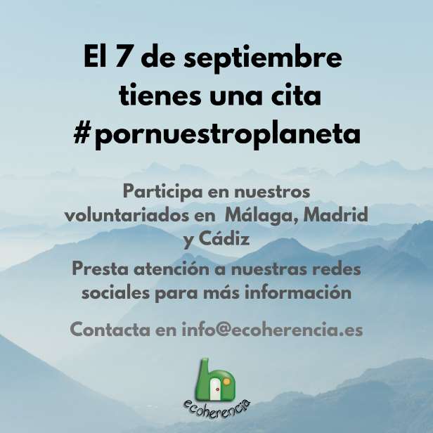 Ecoherencia se suma al movimiento mundial para plantar y regar árboles por todo el planeta el 7 de septiembre