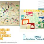 Murales pintados por niños y jóvenes con sordera para reivindicar sus derechos