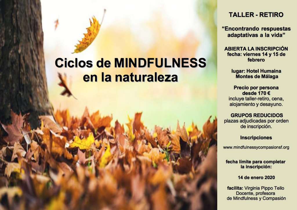 Taller - Retiro MINDFULNESS en la Naturaleza - Montes de Málaga