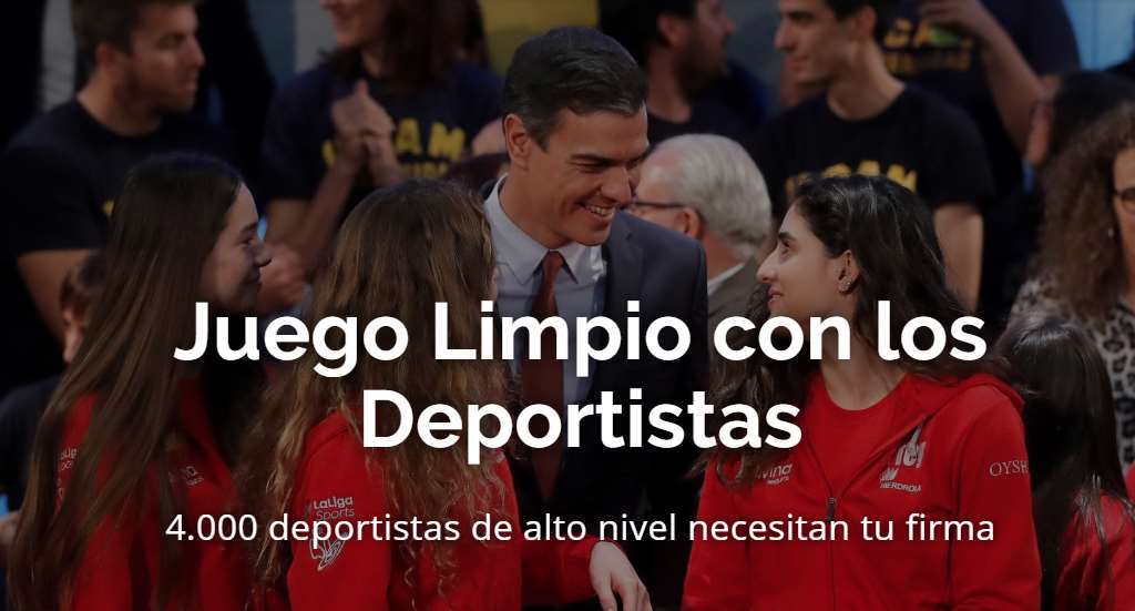 Campaña para ayudar a los deportistas de alto nivel
