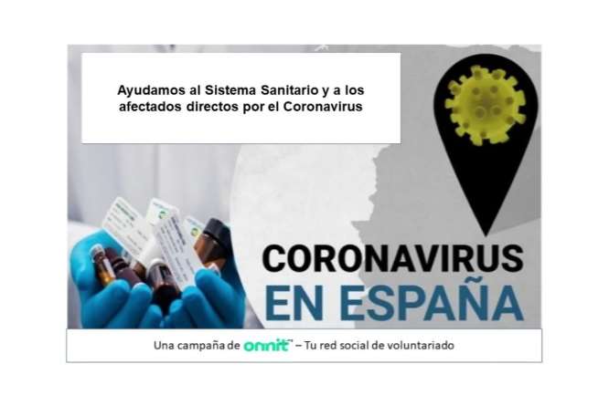 Crowdfunding para ayudar a los afectados por el Coronavirus en Madrid