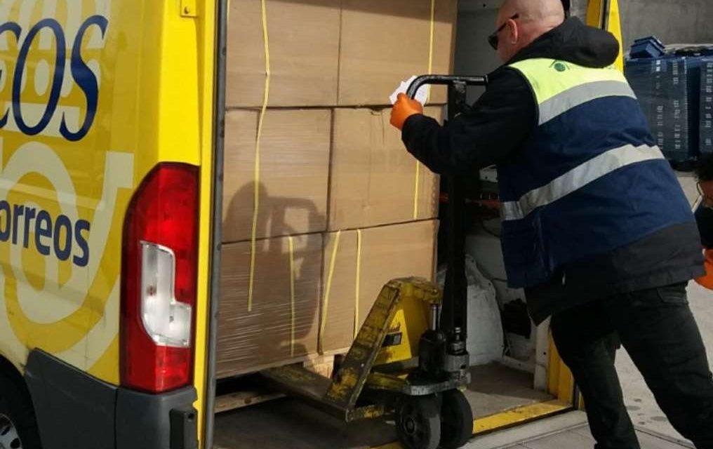 Correos entrega los respiradores fabricados por SEAT