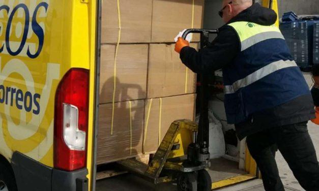 Correos entrega los respiradores fabricados por SEAT