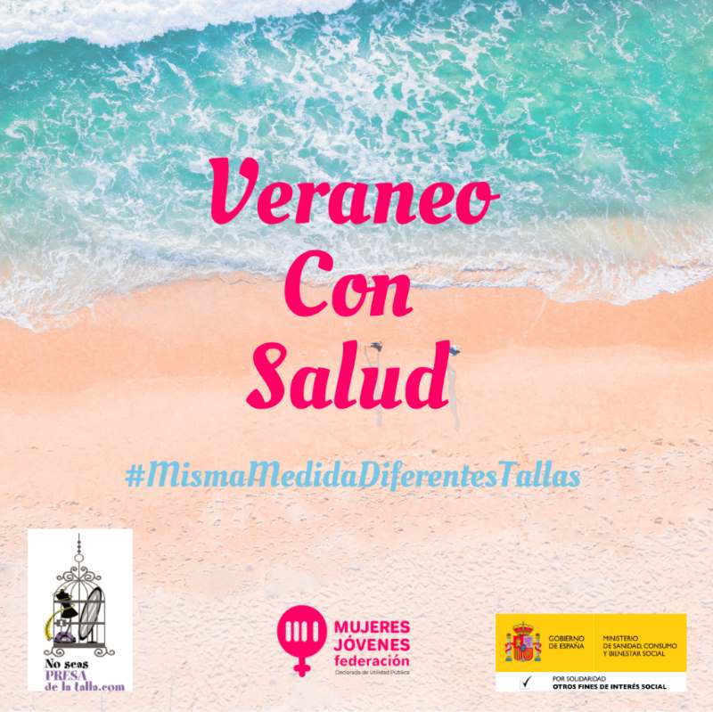 Campaña #VeraneoConSalud para prevenir la anorexia