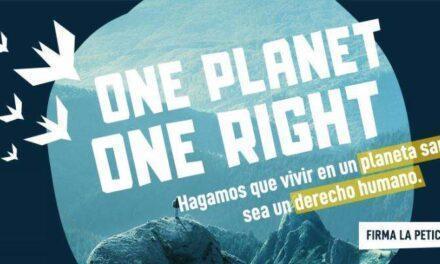 Por el derecho a un planeta sano #1Planet1Right