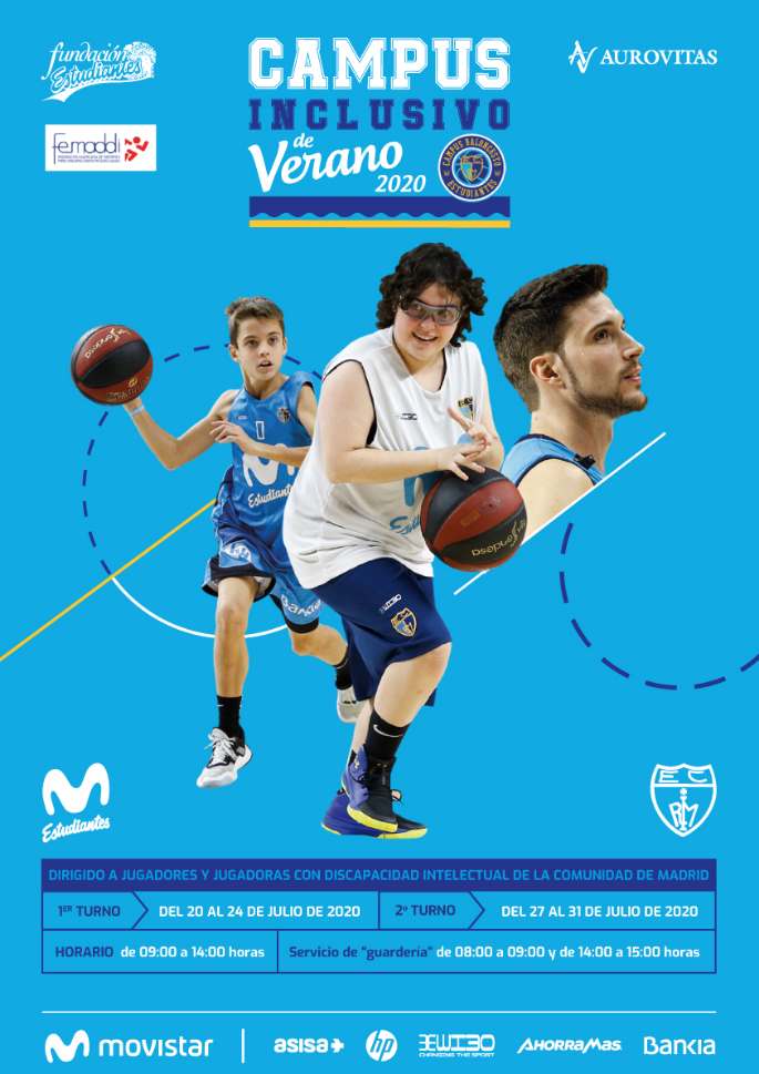 I Campus inclusivo de baloncesto Fundación Estudiantes