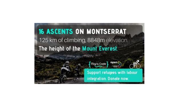 ‘Everesting’, el desafío de subir Montserrat en bici 16 veces por una buena causa