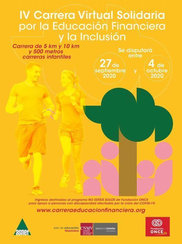 IV Carrera Solidaria por la Educación Financiera y la Inclusión: Edición Virtual
