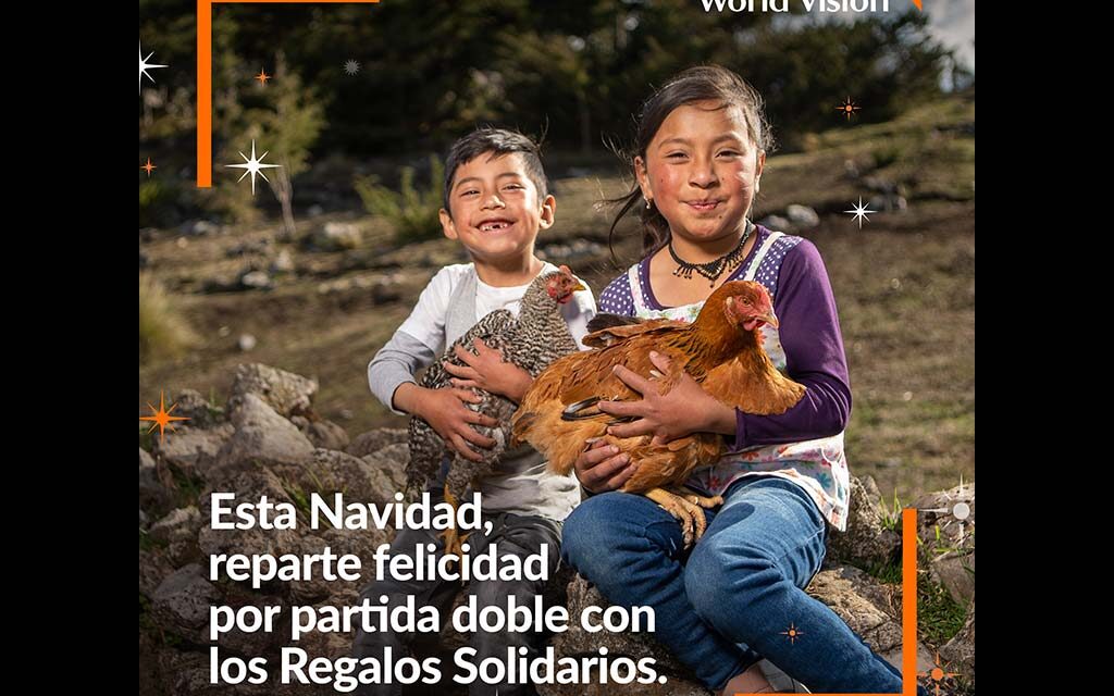 Regalos solidarios para cambiar la vida de los niños más vulnerables