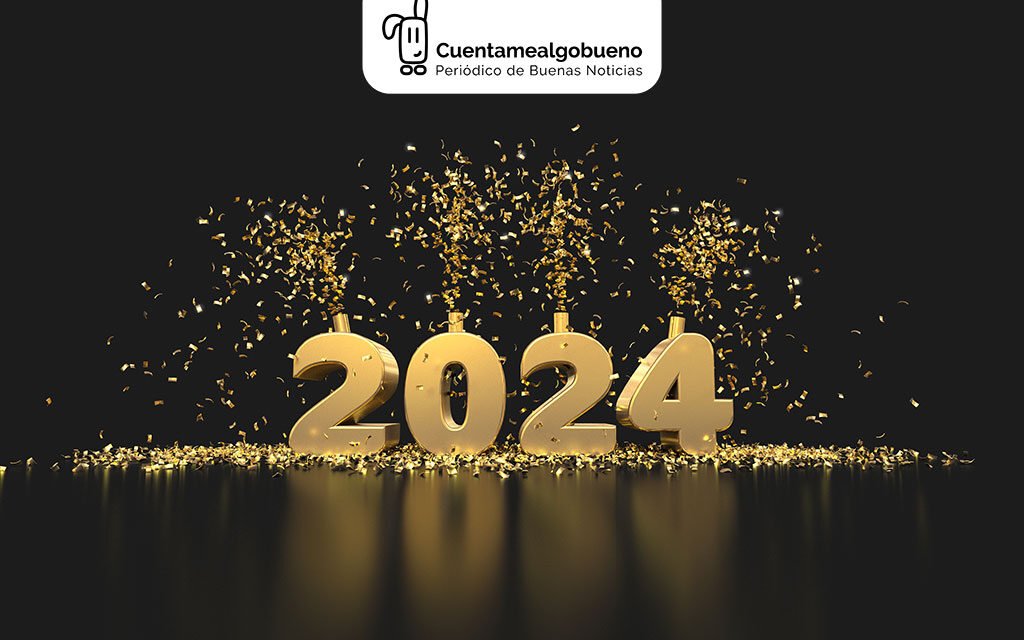 ¡Cuentamealgobueno te desea Feliz 2024!