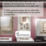 Colección de manuscritos medievales en la nueva Vitrina Cero del MAN