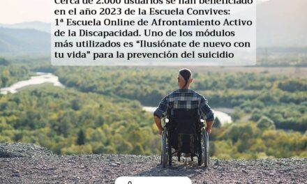La Escuela Convives ayudó a prevenir el suicidio de miles de personas con discapacidad en 2023