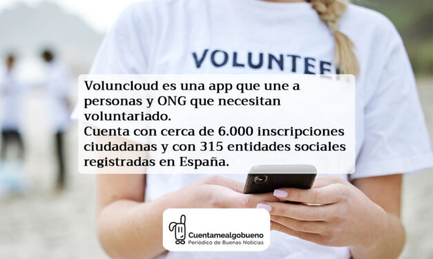 La app de voluntariado Voluncloud bate récord de usuarios