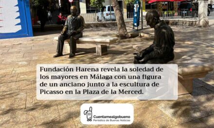 ¿Qué significa la figura de un anciano al Lado de Picasso?