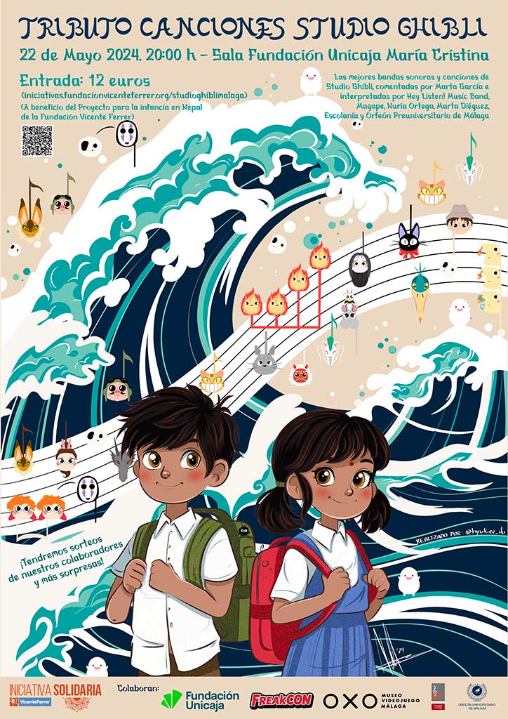 Concierto Solidario Tributo Canciones Studio Ghibli- Fundación Vicente Ferrer