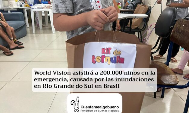 Asistencia de emergencia para niños y niñas afectados por las inundaciones de Brasil