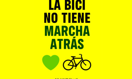 “La bici no tiene marcha atrás”