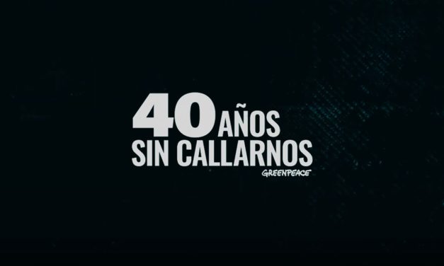 Aniversario de Greenpeace en España: «40 años sin callarnos»
