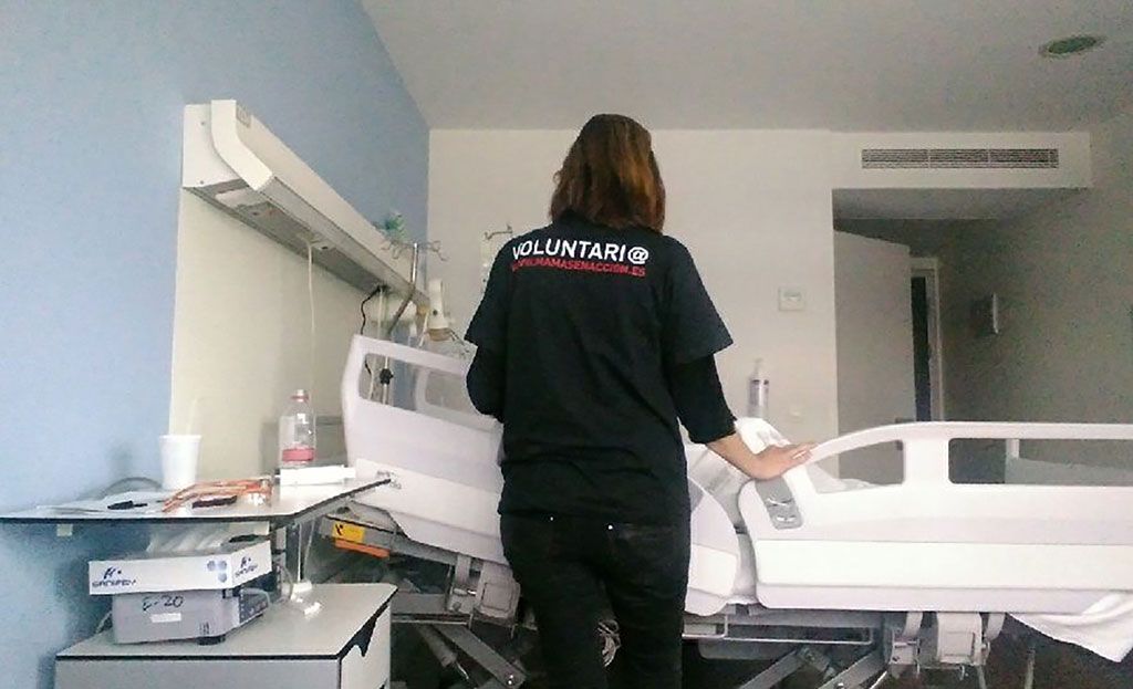 Voluntaria de Mamás en Acción