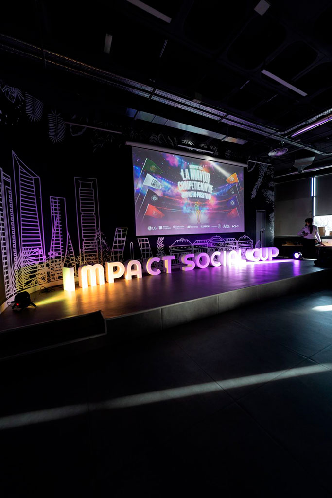 Escenario de la Impact Social Cup