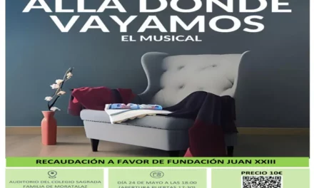 Llega a Madrid “Allá donde vayamos”, la obra musical con fines  solidarios a favor de FUNDACIÓN JUAN XXIII