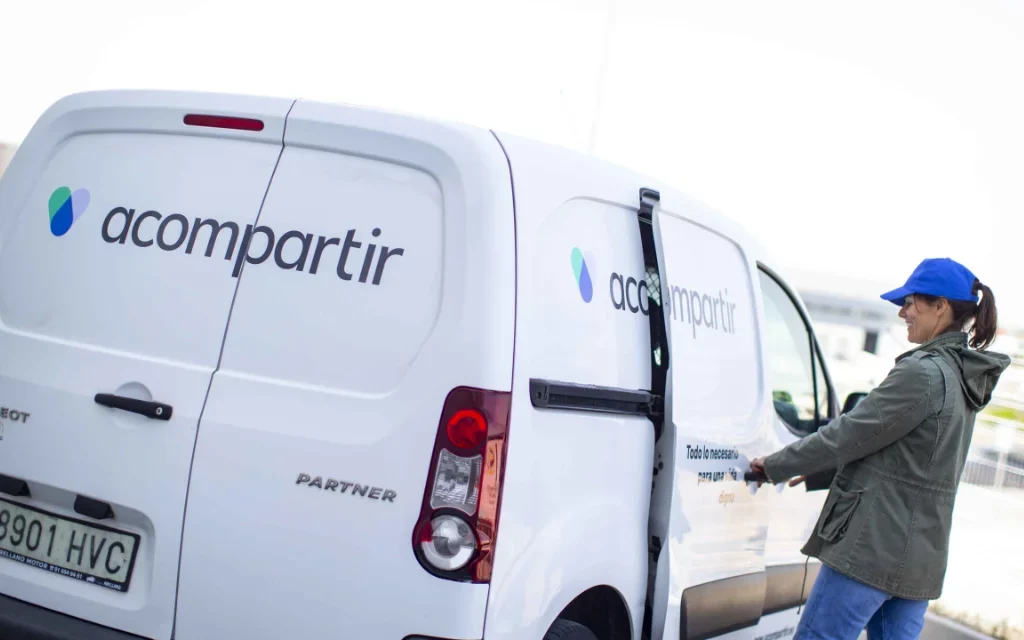 Acompartir mide la trazabilidad de las donaciones en tiempo real