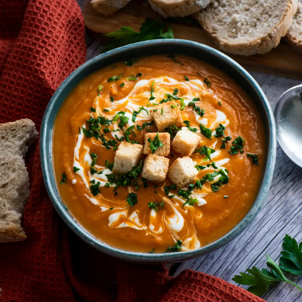 Receta de crema de calabaza asada fácil