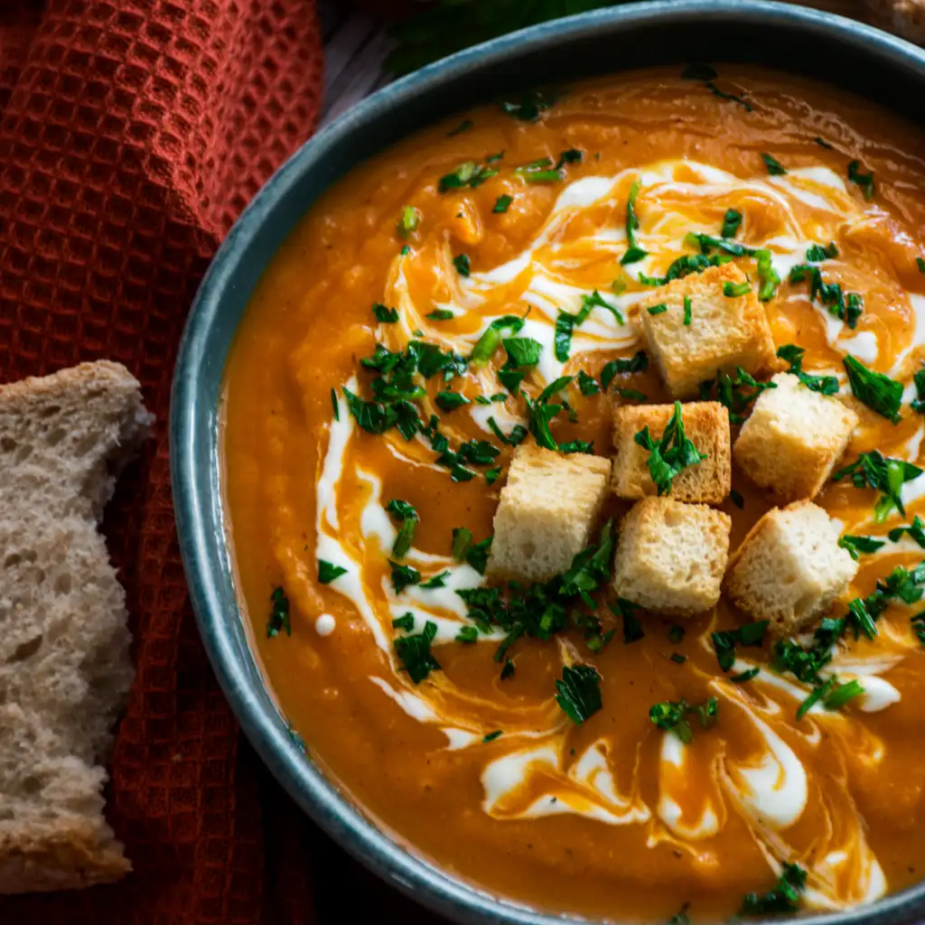 Receta de crema de calabaza asada fácil