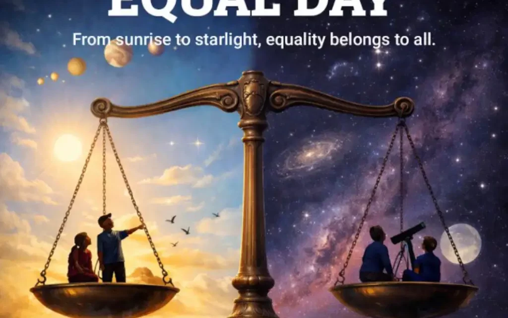 Equal Day une al mundo en torno a la paz y la igualdad a través de la astronomía