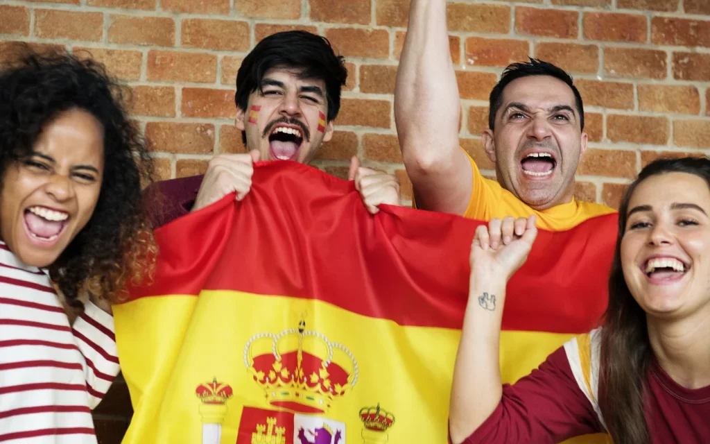 Final del mundial de fútbol. El partido que se jugó en las gradas